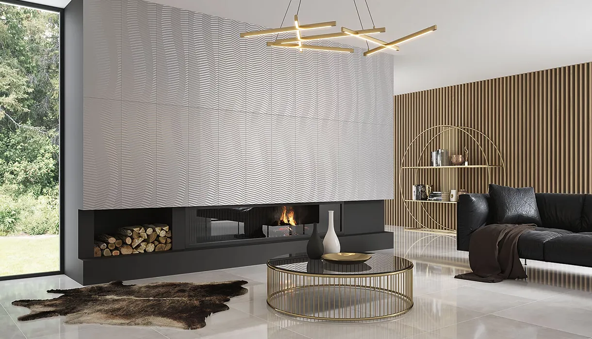 Jakie płytki nadają się na kominek?