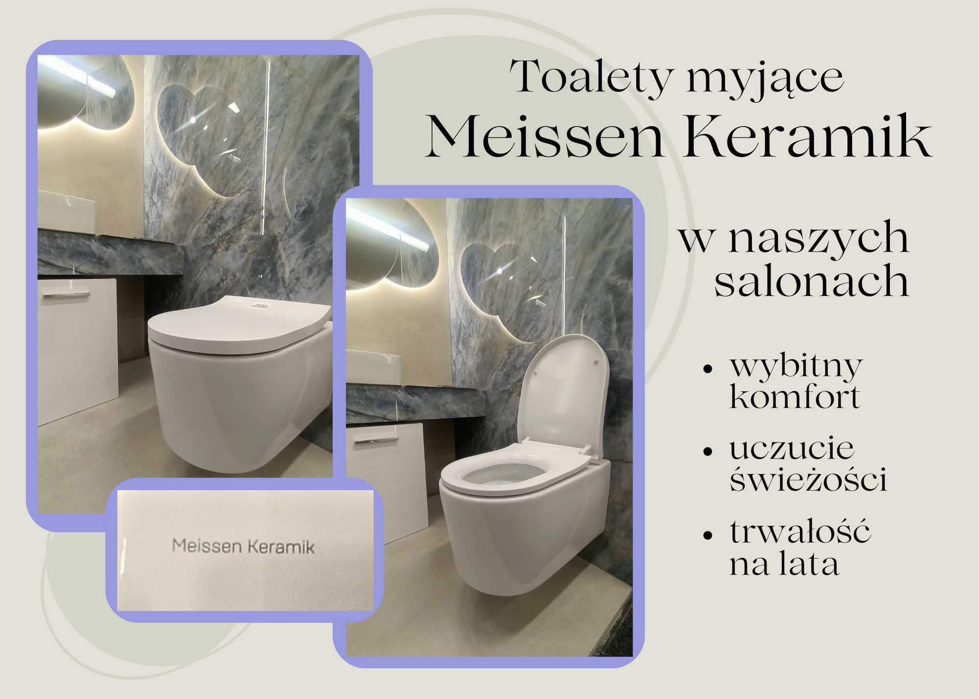 Poczuj luksus i komfort: Toalety myjące Meissen Keramik w naszych salonach
