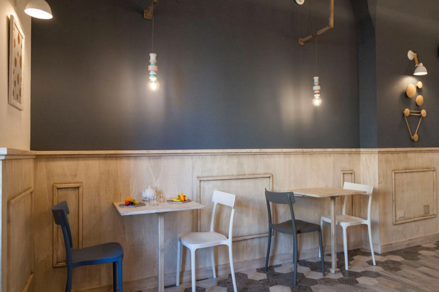 Nowoczesne i minimalistyczne bistro od Marazzi