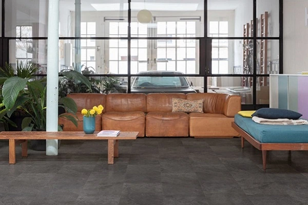 Panele winylowe czarne 1