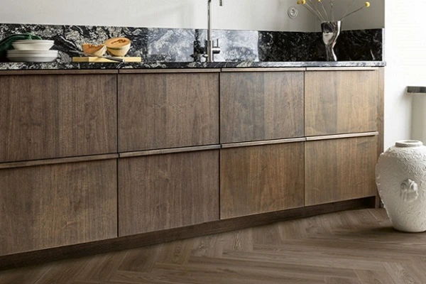 Panele winylowe czarne 4