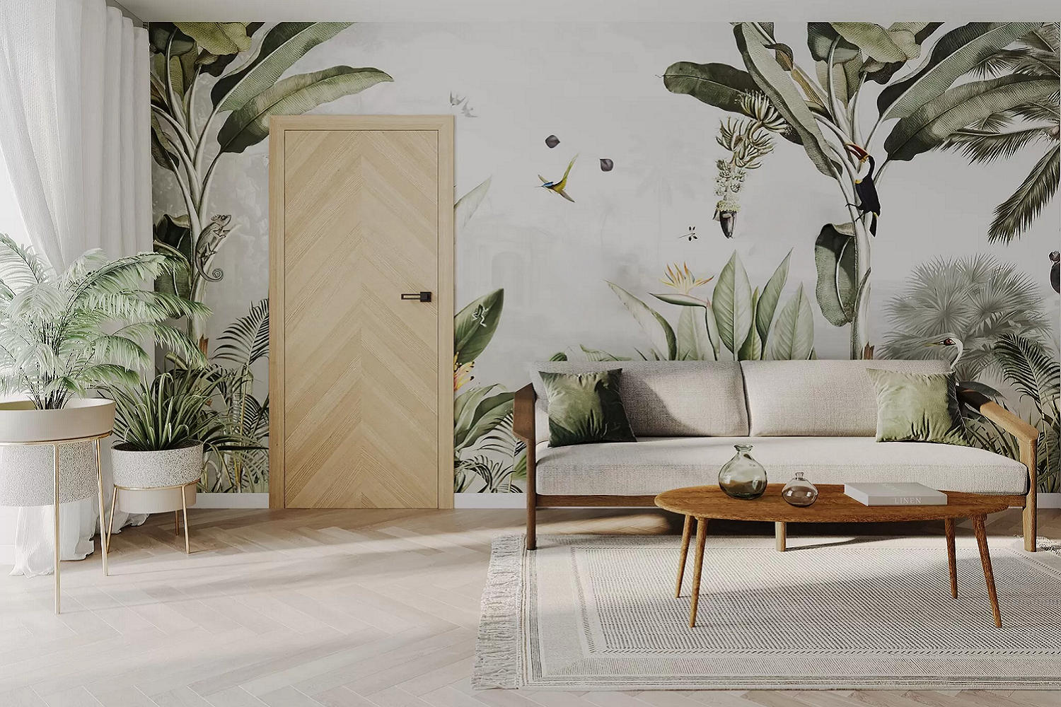 Elegancki i przytulny salon w stylu minimalistycznym od DRE