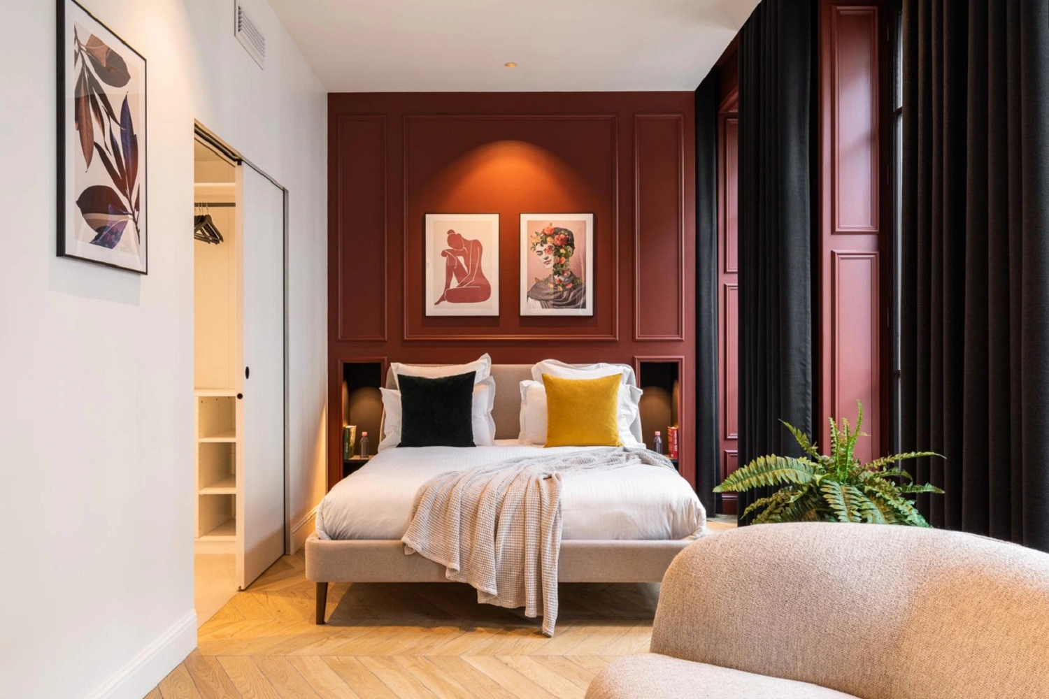 Nowoczesna i elegancka sypialnia od Marazzi