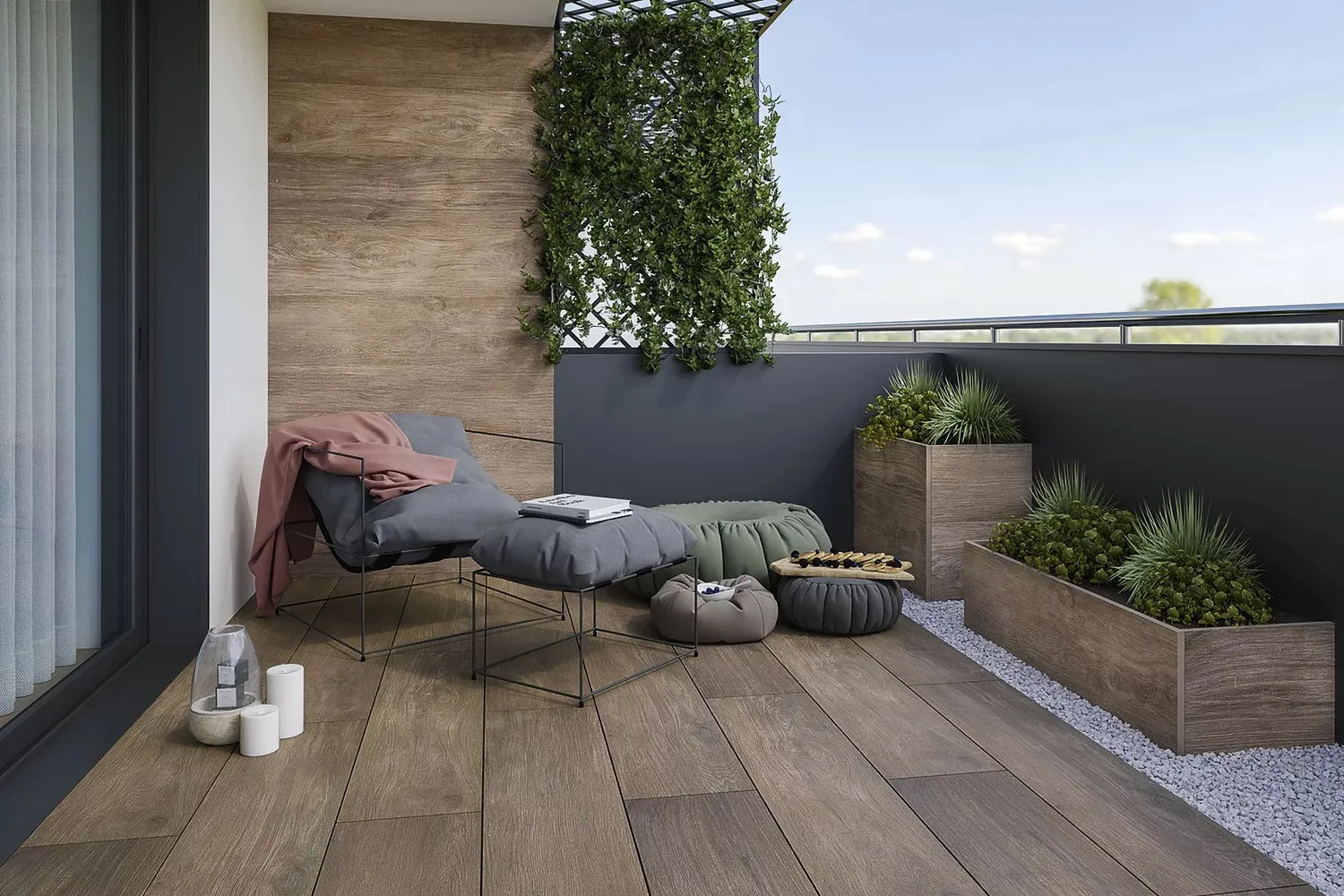 Balkon w nowoczesnym stylu