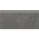 Bestone Dark Grey 29,7x59,7  Stopnica Nacinana Ceramica Limone