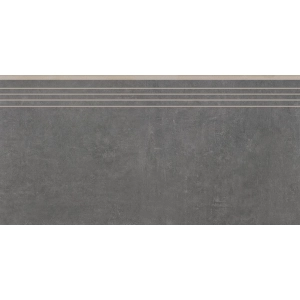 Bestone Dark Grey 29,7x59,7  Stopnica Nacinana Ceramica Limone