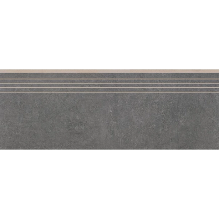 Bestone Dark Grey 29,7x119,7 Rektyfikowana Stopnica Ceramica Limone