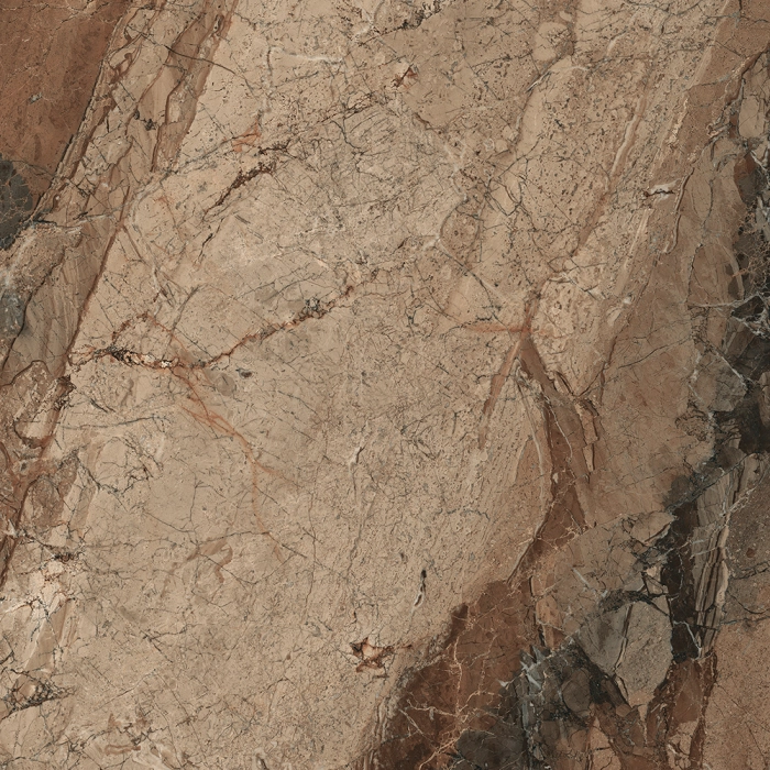 Płytka gresowa Lounge Stone Brown SAT STR 119,8x119,8 Tubądzin Maciej Zień
