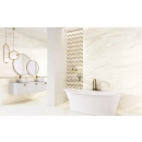 Calacatta Sparkle Gold 59,8x119,8 Gres Szkl. Rekt. Mat. Paradyż