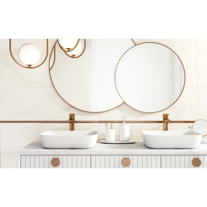 Calacatta Sparkle Gold 59,8x119,8 Gres Szkl. Rekt. Mat. Paradyż