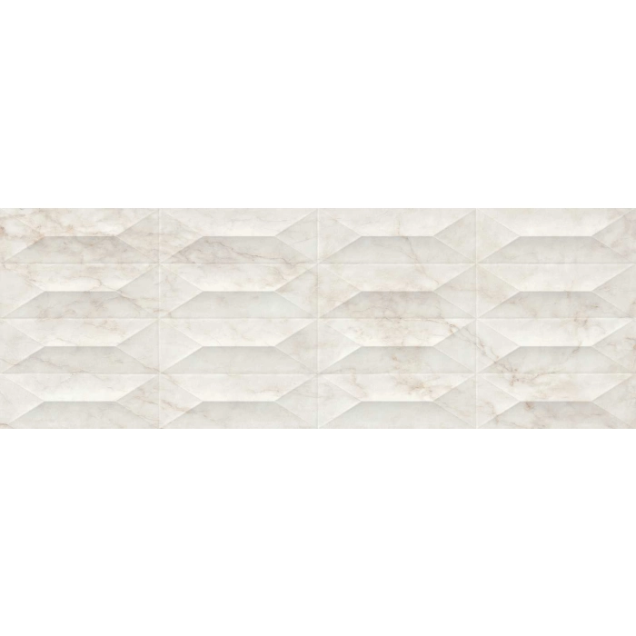 Marazzi Marbleplay Calacatta Struttura Gem 3D 30x90 Rett. M4PE
