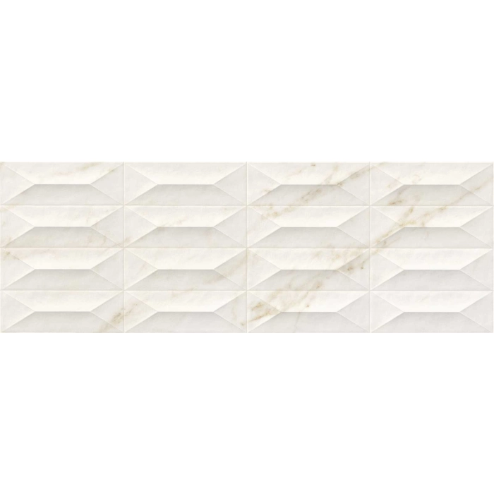 Marazzi Marbleplay Ivory Struttura Gem 3D 30x90 Rett. M4PF