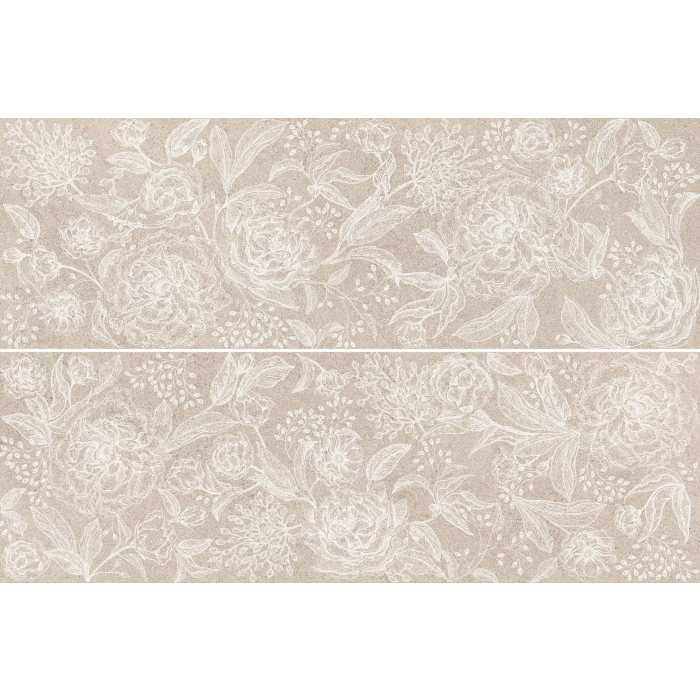 Marazzi Naturalia Decoro Incisione Beige 33x100 Rett. MENP