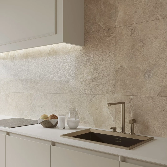 Storm Slate Taupe 119,8x119,8 Gres Rekt. Mat Paradyż