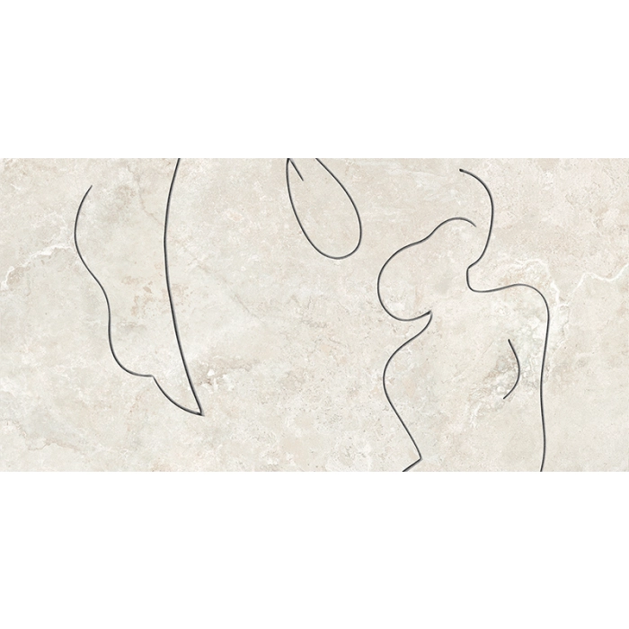 Dekor gresowy ścienny Teri Soft Line B 119,8x59,8x0,8 Tubądzin
