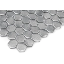 Allumi Silver Hexagon 14 Mozaika 30x30 Dunin