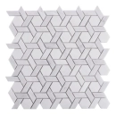 Carrara White Armor Mozaika 30x29 Dunin