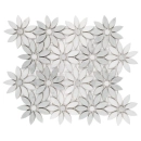 Carrara White Bloom Mozaika 31,5x28,5 Dunin