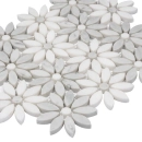 Carrara White Bloom Mozaika 31,5x28,5 Dunin