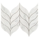 Carrara White Calamus Mozaika 29,5x20 Dunin