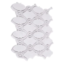 Carrara White Herald Mozaika 27,5x30 Dunin