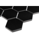 Hexagon Black 51 matt Mozaika 28x27,1 Dunin