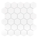 Hexagon White 51 matt Mozaika 28x27,1 Dunin