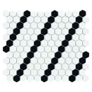 Mini Hexagon B&W Lean Mozaika 26x30 Dunin