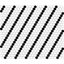 Mini Hexagon B&W Lean Mozaika 26x30 Dunin