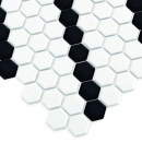Mini Hexagon B&W Lean Mozaika 26x30 Dunin