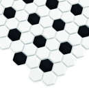 Mini Hexagon B&W Mix Mozaika 26x30 Dunin