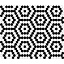 Mini Hexagon B&W Nano Mozaika 26x30 Dunin