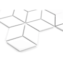Mini Rombic White 48 Mozaika 30,7x26,8 Dunin