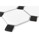Octagon White 95 matt Mozaika 29,6x29,6 Dunin