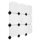 Pure B&W Octagon 100 Mozaika 30,5x30,5 Dunin