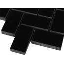 Pure Black Herringbone 48 Mozaika 28,5x30,5 Dunin