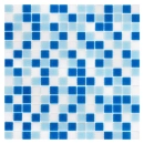QMX Blue Mozaika 32,7x32,7 Dunin