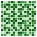 QMX Green Mozaika 32,7x32,7 Dunin