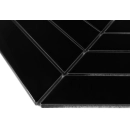 Royal Chevron Black matt Mozaika 31,8x22,4 Dunin