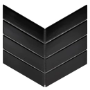 Royal Chevron Black matt Mozaika 31,8x22,4 Dunin