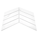 Royal Chevron Carrara Matt Mozaika 31,8x22,4 Dunin