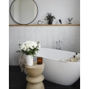 Royal Chevron Carrara Matt Mozaika 31,8x22,4 Dunin