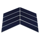 Royal Chevron Midnight Mozaika 31,8x22,4 Dunin