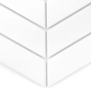 Royal Chevron White matt Mozaika 31,8x22,4 Dunin