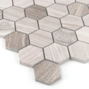 Woodstone Grey Hexagon 48 Mozaika 29,8x30,2 Dunin