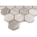 Woodstone Grey Hexagon 48 Mozaika 29,8x30,2 Dunin
