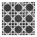 Pure B&W Radiant 15 Mozaika 30,5x30,5 Dunin