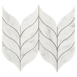 Carrara White Calamus Mozaika 29,5x20 Dunin