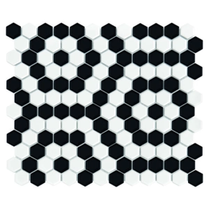 Mini Hexagon B&W Nano Mozaika 26x30 Dunin
