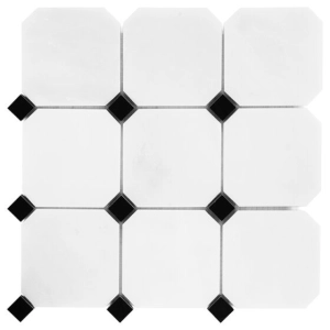 Pure B&W Octagon 100 Mozaika 30,5x30,5 Dunin